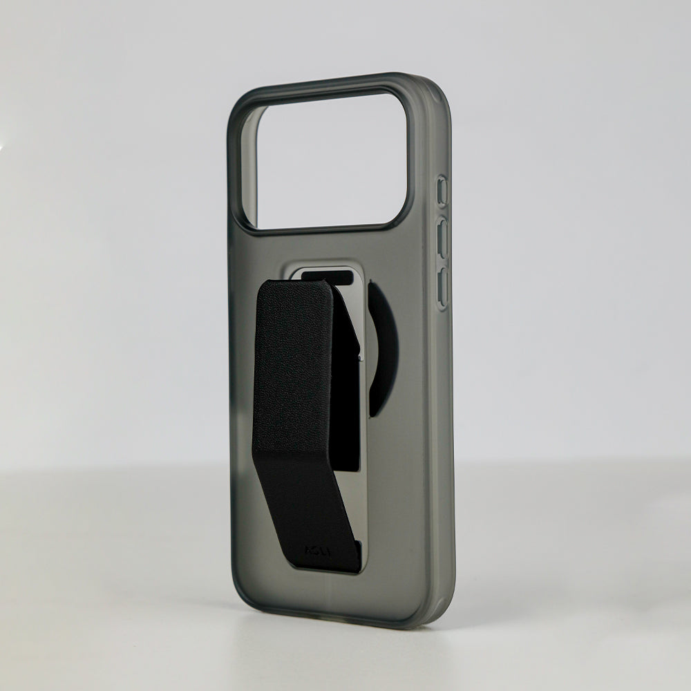 Asli Global MagTrox Gravitas MagSafe Leather Grip Case for iPhone 17 Pro