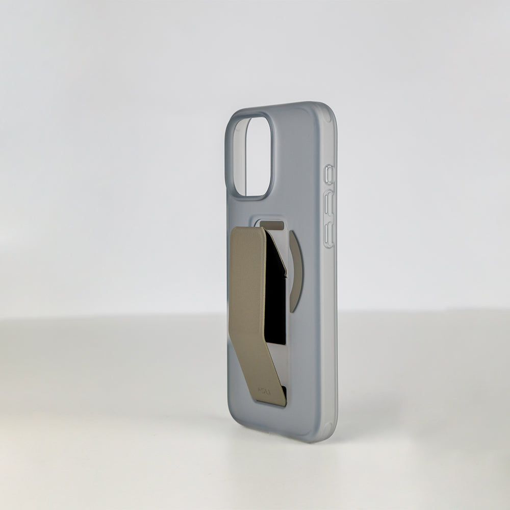 Asli Global Gravitas iPhone 16 Pro MagLeather MagSafe With Grip & Stand Case