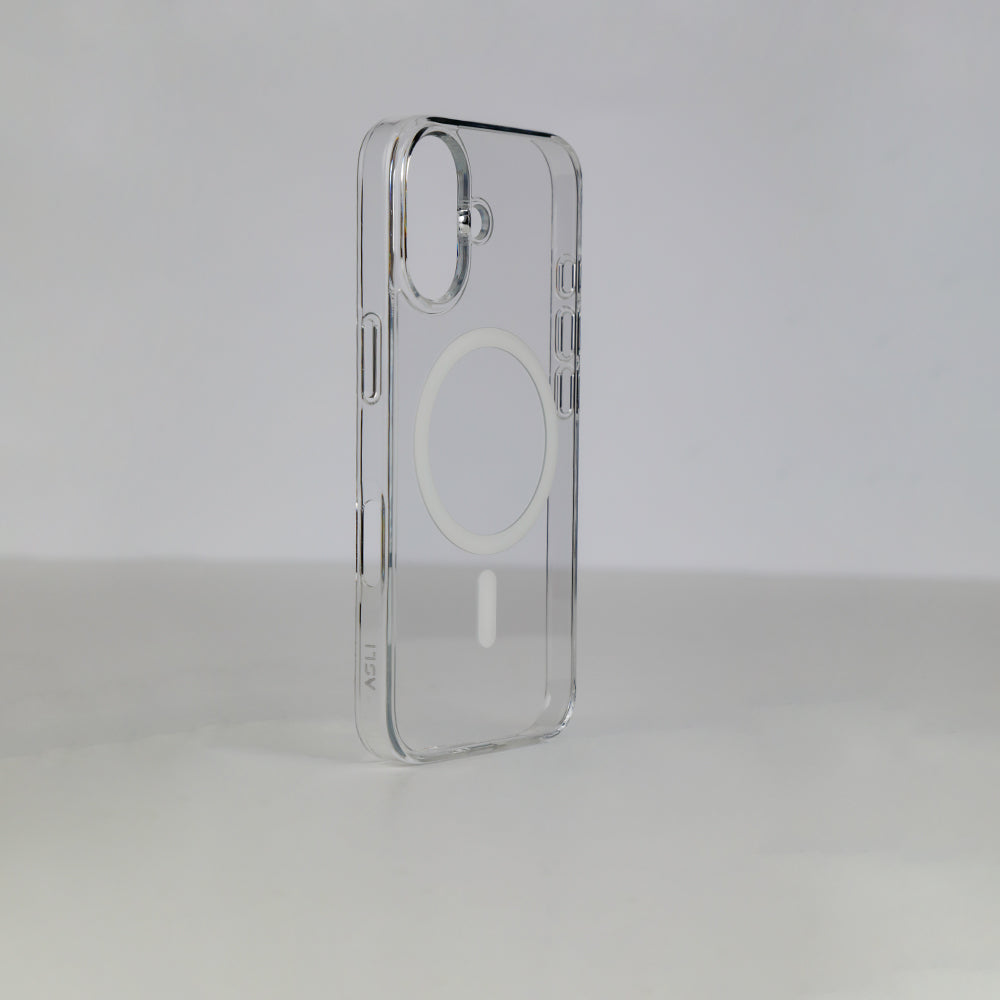 كڤر حماية Asli Global MagTrox Gravitas الجلدي لهاتف iPhone 17 بدعم MagSafe 