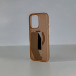 Asli Global Gravitas iPhone 16 Pro MagLeather MagSafe With Grip & Stand Case