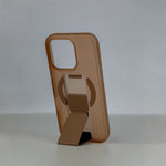 Asli Global Gravitas iPhone 16 Pro MagLeather MagSafe With Grip & Stand Case
