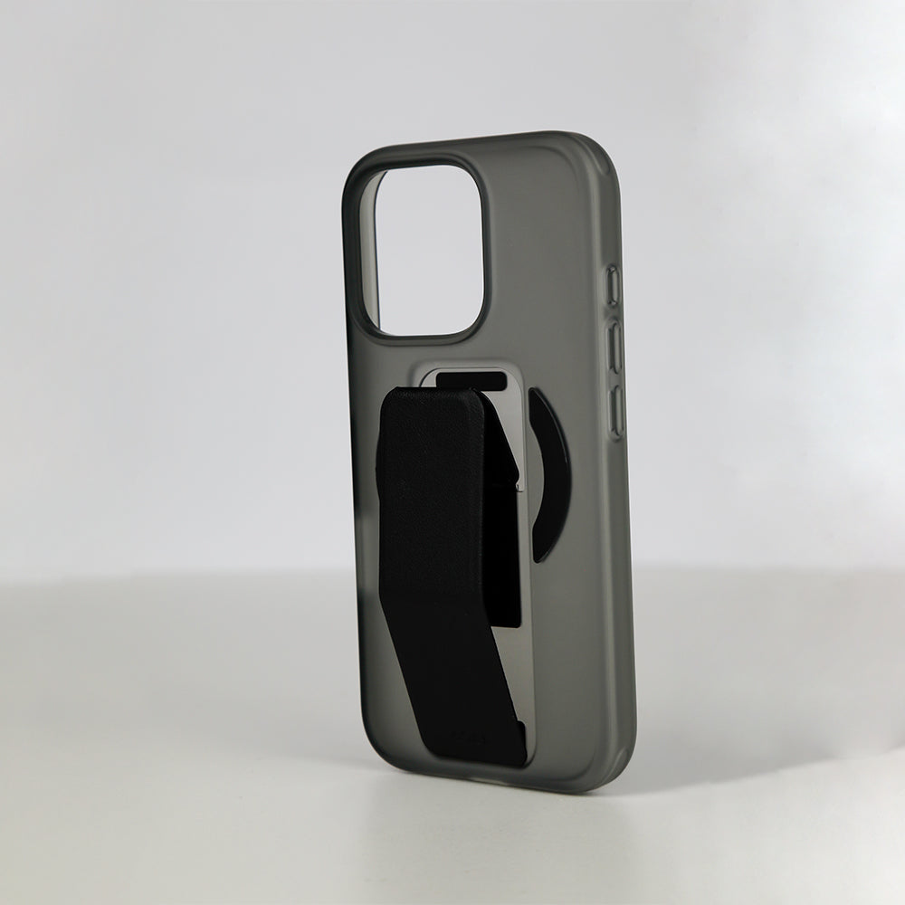 Asli Global Gravitas iPhone 16 Pro MagLeather MagSafe With Grip & Stand Case