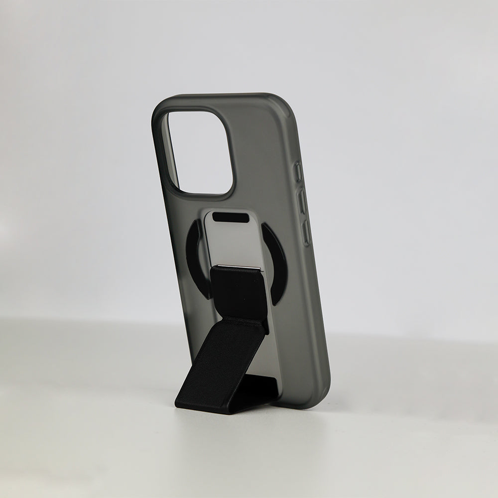 Asli Global Gravitas iPhone 16 Pro MagLeather MagSafe With Grip & Stand Case
