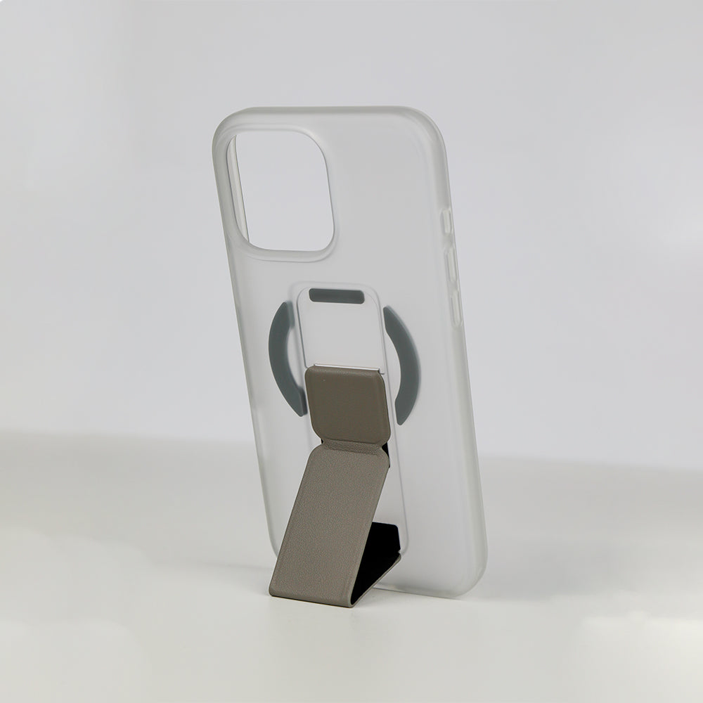 Asli Global Gravitas iPhone 16 Pro MagLeather MagSafe With Grip & Stand Case