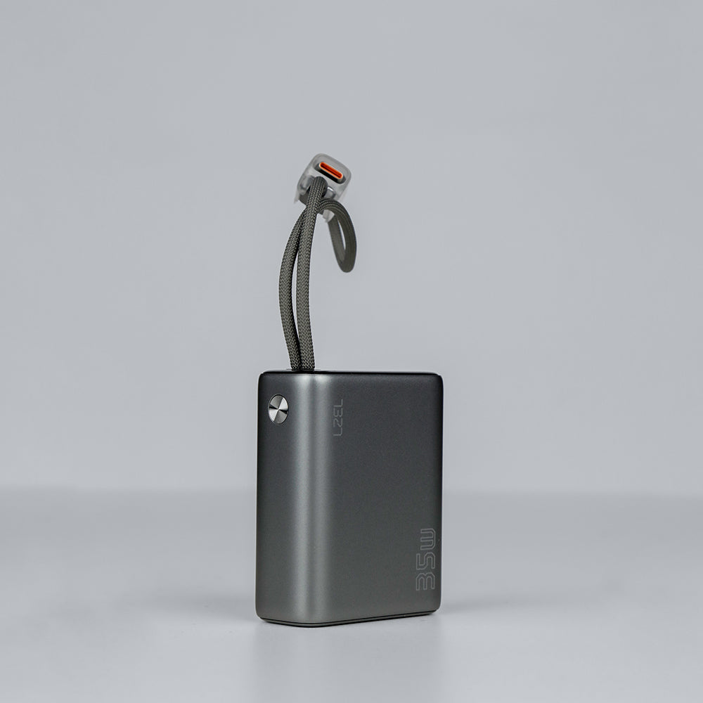 LZEL Neurovolt 10K Pd 35W Mini Power Bank Pd3.0 & Qc3.0 | Usb-C Cable & Lightning Cable