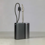  باور بانك من Lzel Neurode 20K PD45W مع كابلات USB-C وLightning 