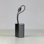 باور بانك من Lzel Neurovolt 15K PD22.5W مع كابلات USB-C وLightning