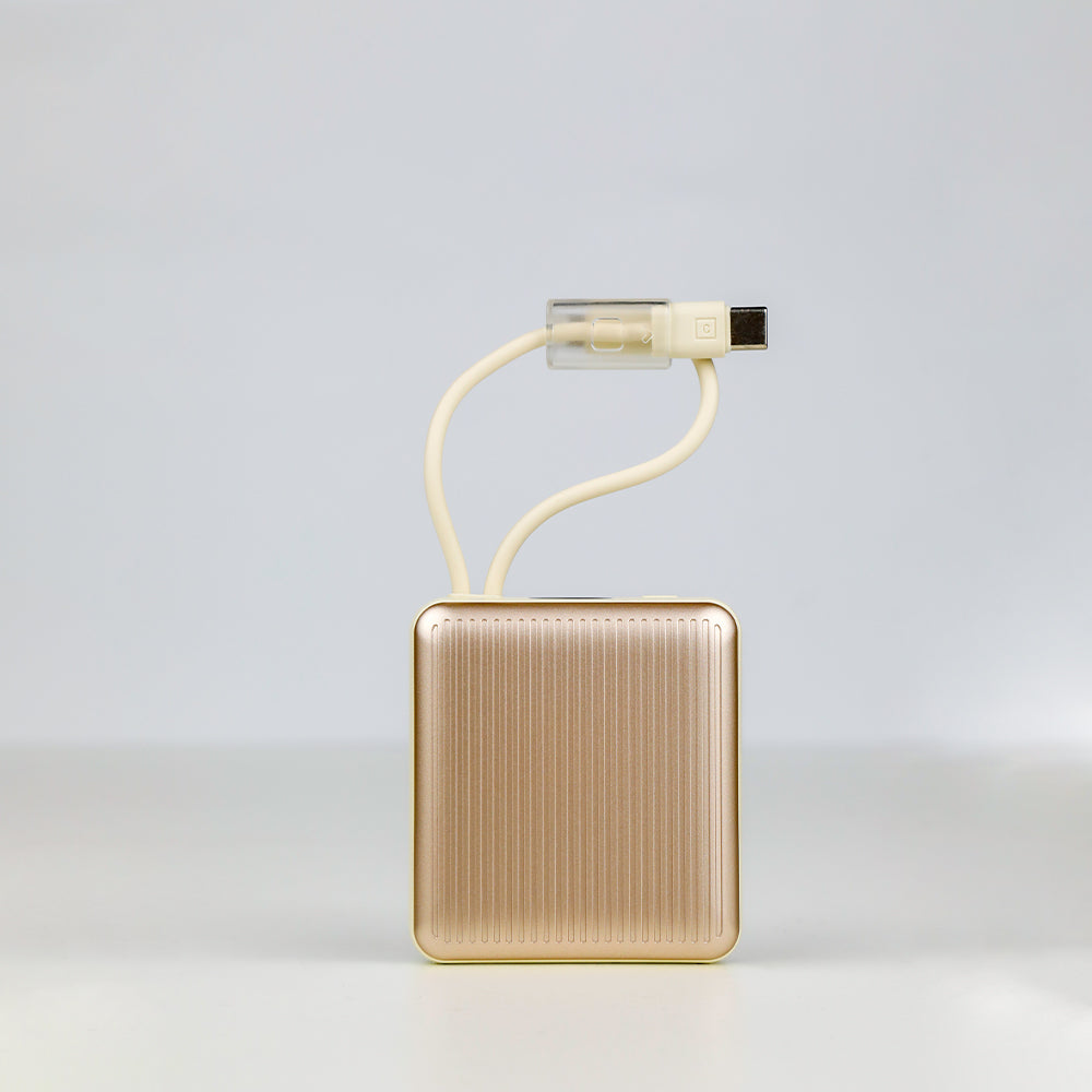 90 Percent Primcore Neo Power Bank – 10000mAh, 22.5W, Dual Built-In Cables, Power Delivery, QC 3.0, USB-C & Lightning