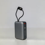 90 Percent Primcore Neo Power Bank – 20000mAh, 22.5W, Dual Built-In Cables, Power Delivery, QC 3.0, USB-C, USB-A & Lightning