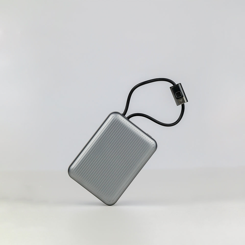 90 Percent Primcore Neo Power Bank – 20000mAh, 22.5W, Dual Built-In Cables, Power Delivery, QC 3.0, USB-C, USB-A & Lightning