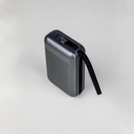 90 Percent Primvolt Sync Power Bank – 10000mAh, 22.5W, Dual Built-In USB-C & Lightning Cables, PD & QC 3.0