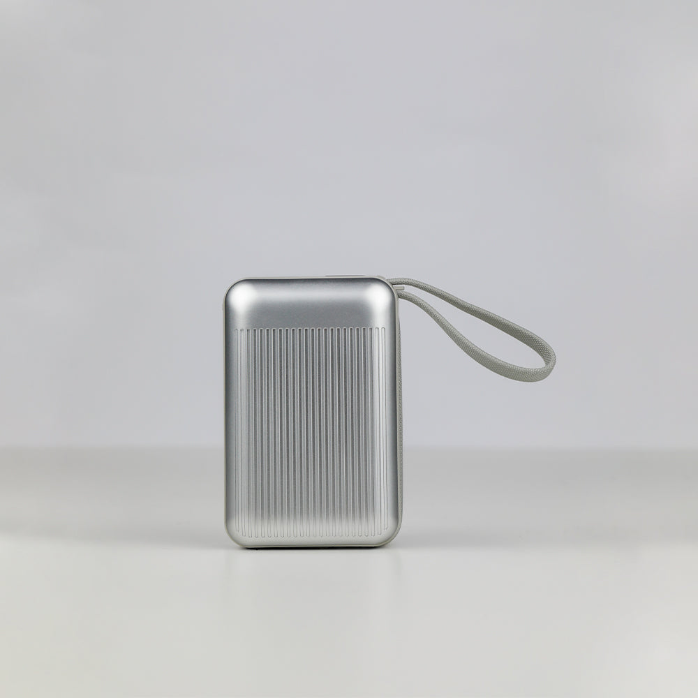 90 Percent Primvolt Sync Power Bank – 10000mAh, 22.5W, Dual Built-In USB-C & Lightning Cables, PD & QC 3.0