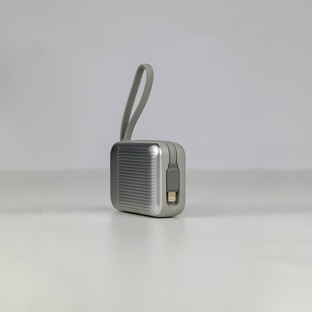 90 Percent Primvolt Sync Power Bank – 20000mAh, 22.5W, Dual Built-In USB-C & Lightning Cables, PD & QC 3.0