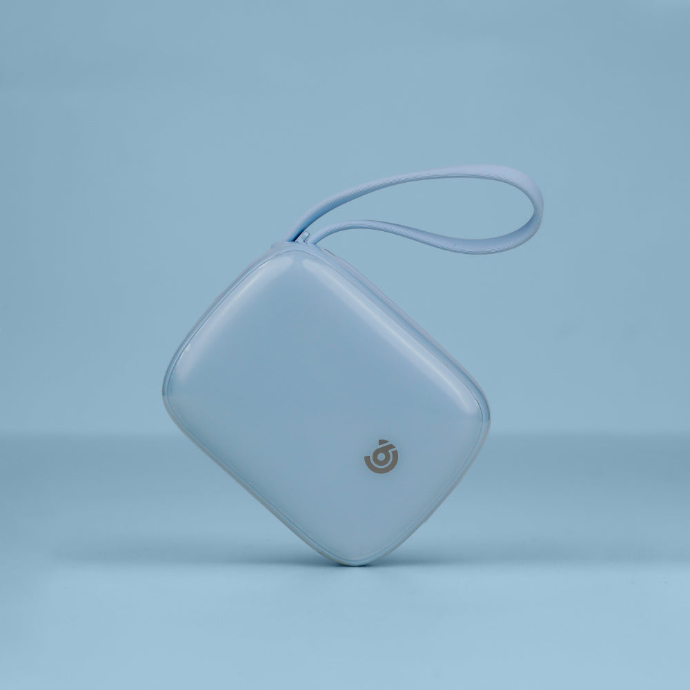 90 Percent Primflux Mini Power Bank – 10000mAh, 22.5W, Dual Built-In Cables, Power Delivery, QC 3.0, USB-C & Lightning