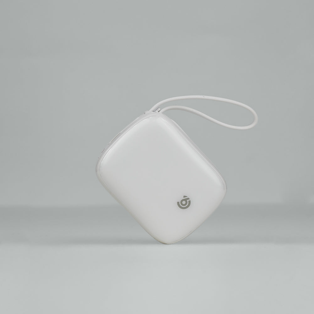 90 Percent Primflux Mini Power Bank – 10000mAh, 22.5W, Dual Built-In Cables, Power Delivery, QC 3.0, USB-C & Lightning