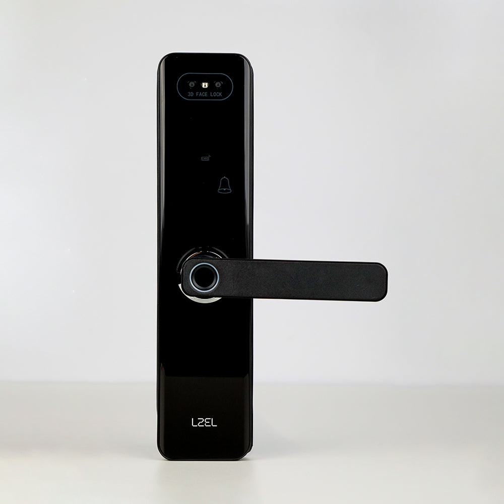 LZEL Smart Door Lock ZSN010 | 3D Facial Recognition, Fingerprint, Password, IC Card & Remote Unlock