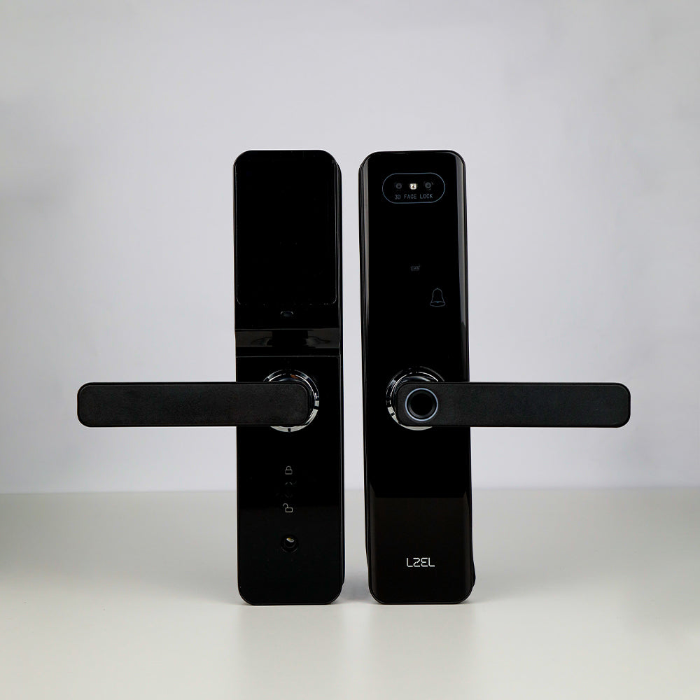 LZEL Smart Door Lock ZSN010 | 3D Facial Recognition, Fingerprint, Password, IC Card & Remote Unlock