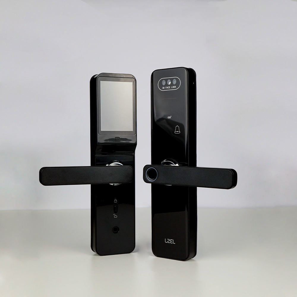 LZEL Smart Door Lock ZSN010 | 3D Facial Recognition, Fingerprint, Password, IC Card & Remote Unlock