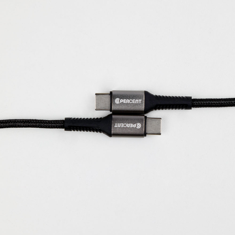 كيبل من 90 بيرسنت Voltix90 Core مضفّر من USB-C إلى USB-C بطول 2 متر