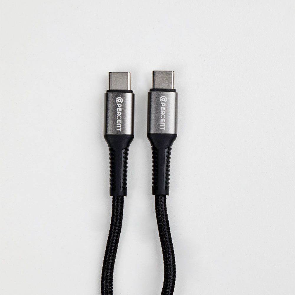 كيبل من 90 بيرسنت Voltix90 Core مضفّر من USB-C إلى USB-C بطول 2 متر