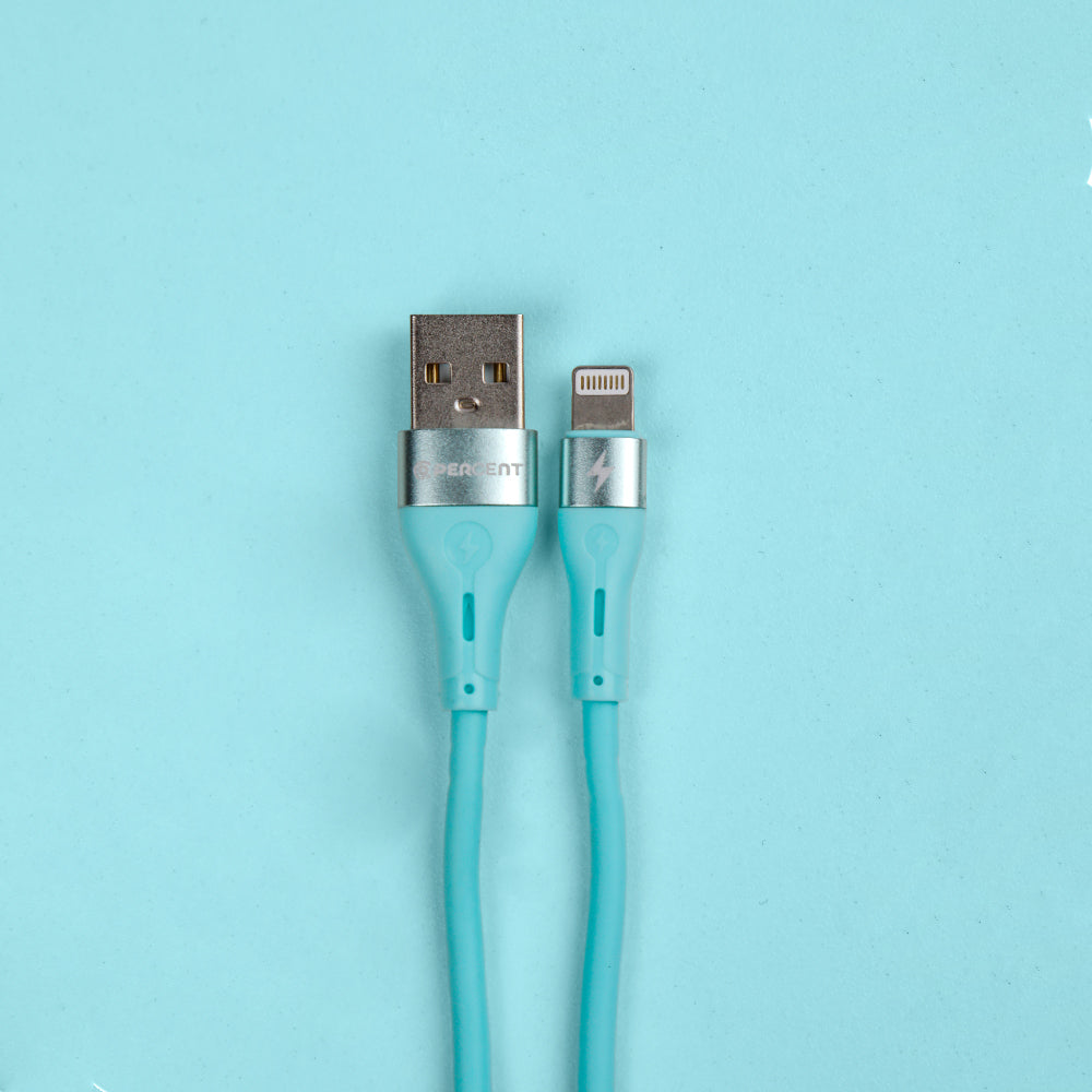 كيبل Voltline 90 Series من 90 Percent من USB-A إلى Lightning من السيليكون بطول 1 متر 