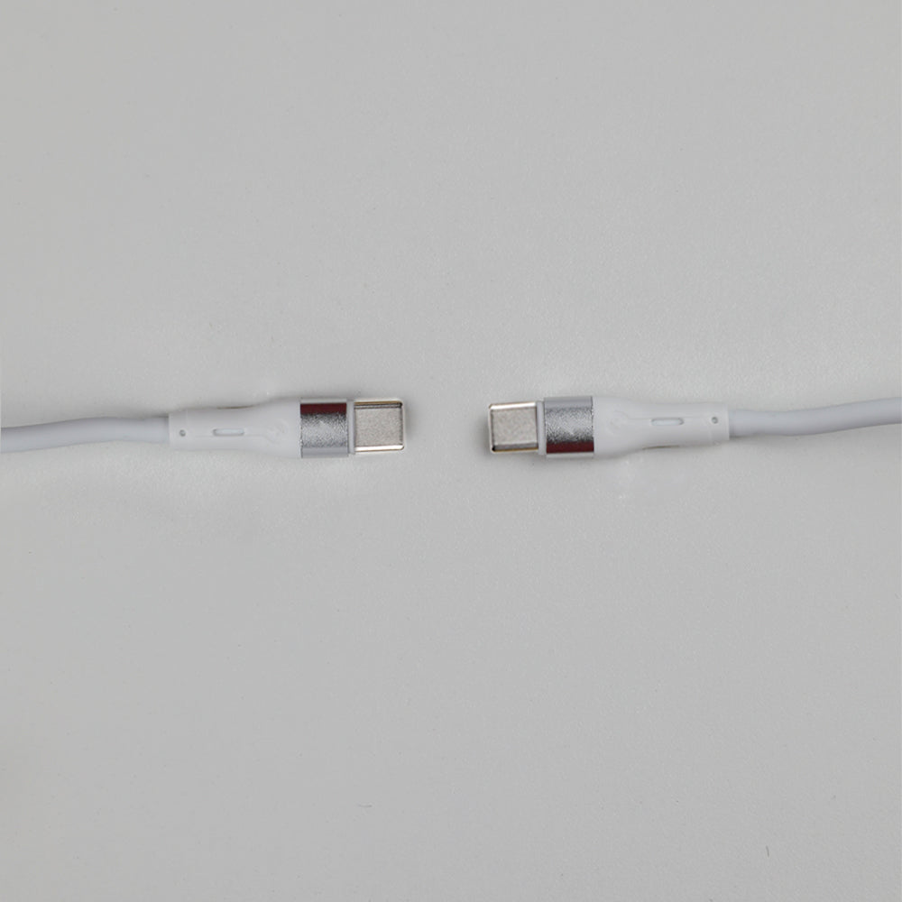 كيبل Voltline 90 Series من 90 Percent من USB-C إلى USB-C من السيليكون بطول 1 متر 