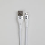 كيبل Voltline 90 Series من 90 Percent من USB-A إلى Micro من السيليكون بطول 1 متر | أخضر فاتح