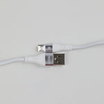 كيبل Voltline 90 Series من 90 Percent من USB-A إلى Micro من السيليكون بطول 1 متر | أخضر فاتح