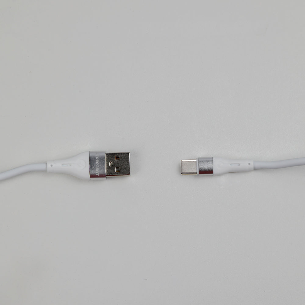 90 Percent Voltline 90 Series USB-A to Type-C Silicone Cable 1M