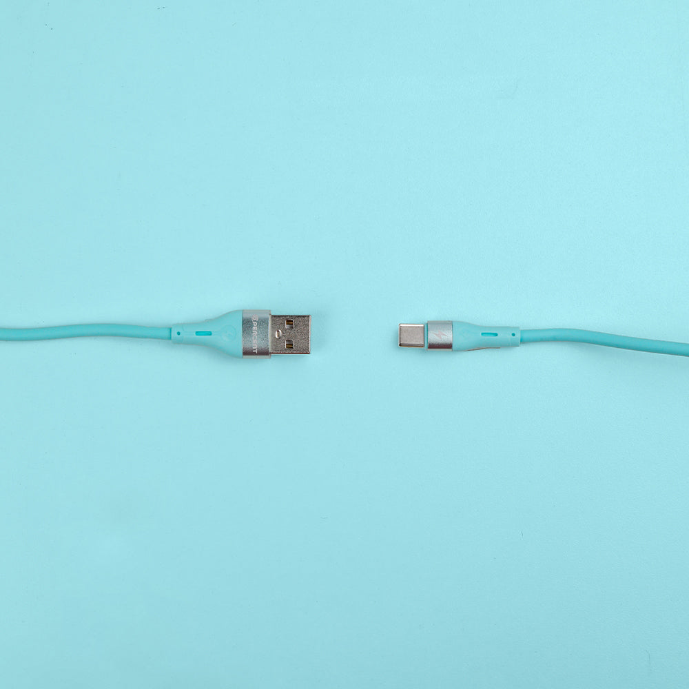90 Percent Voltline 90 Series USB-A to Type-C Silicone Cable 1M