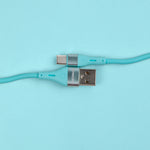 90 Percent Voltline 90 Series USB-A to Type-C Silicone Cable 1M