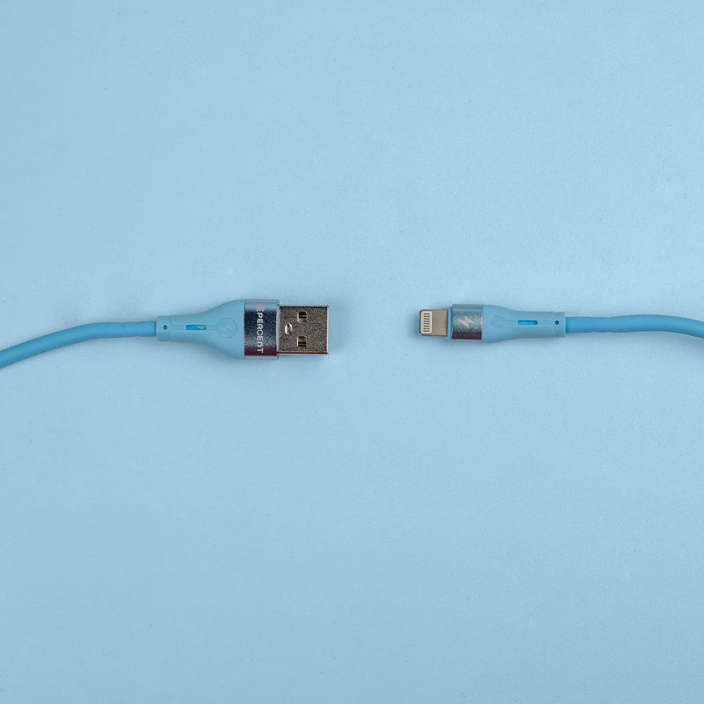 كيبل Voltline 90 Series من 90 Percent من USB-A إلى Lightning من السيليكون بطول 1 متر 