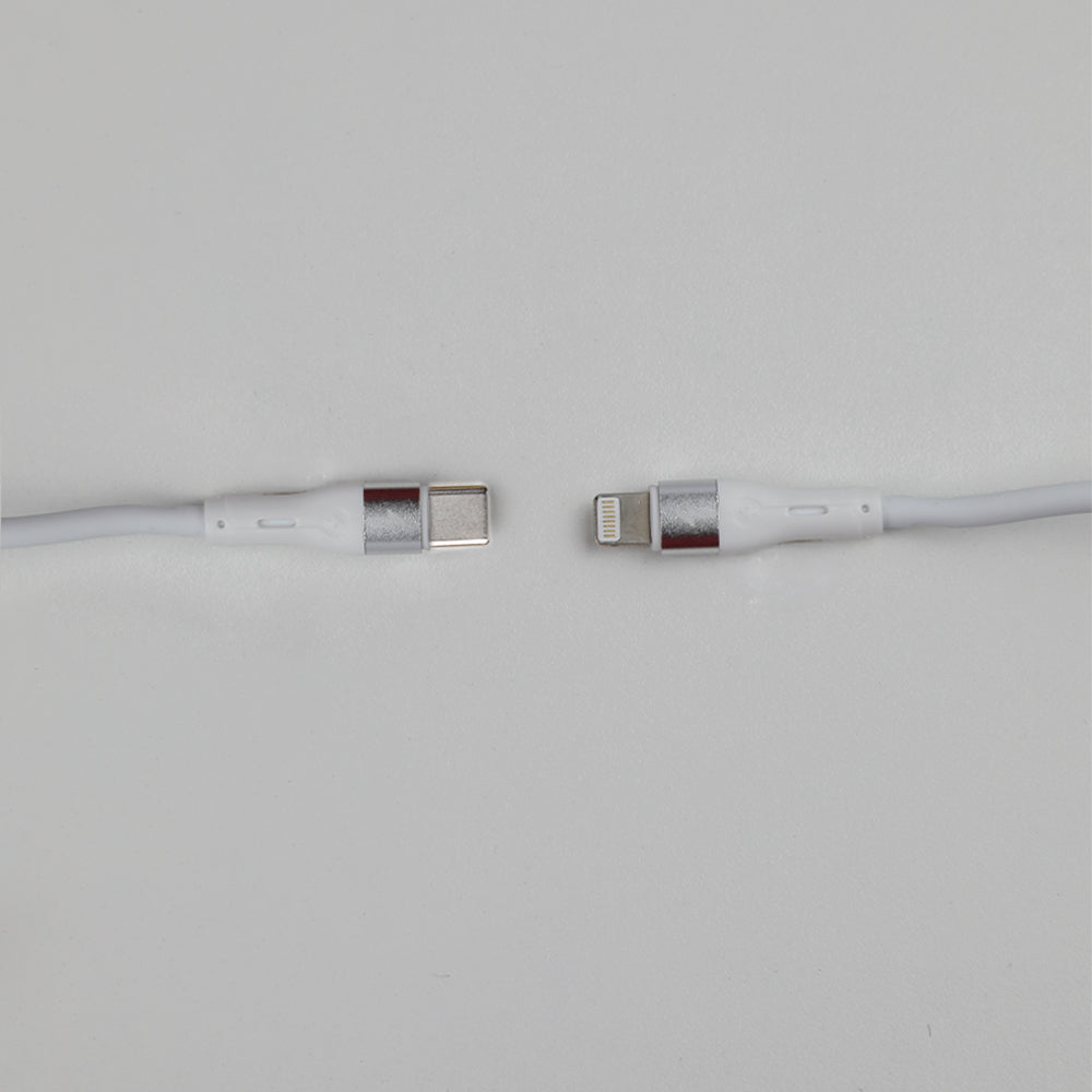 كيبل Voltline 90 Series من 90 Percent من USB-C إلى Lightning من السيليكون بطول 1 متر 