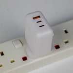aslitec VexoraGaN 65W – Compact GaN Charger, USB-A + Dual USB-C Triple Ports