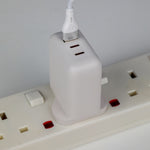 aslitec VexoraGaN 65W – Compact GaN Charger, USB-A + Dual USB-C Triple Ports