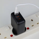 aslitec VexoraGaN 65W – Compact GaN Charger, USB-A + Dual USB-C Triple Ports