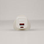 aslitec VexoraGaN 35W – Premium GaN Charger, Dual USB-A + USB-C Ports