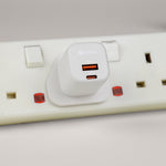 aslitec VexoraGaN 35W – Premium GaN Charger, Dual USB-A + USB-C Ports