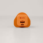 aslitec VexoraGaN 35W – Premium GaN Charger, Dual USB-A + USB-C Ports