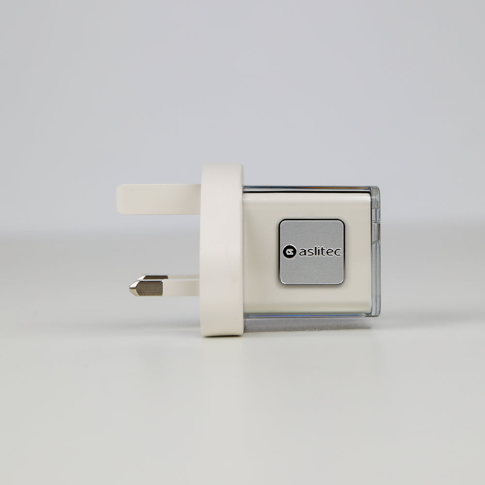aslitec VoltiqueGaN 35W – Premium GaN Charger, Dual USB-A + USB-C Ports
