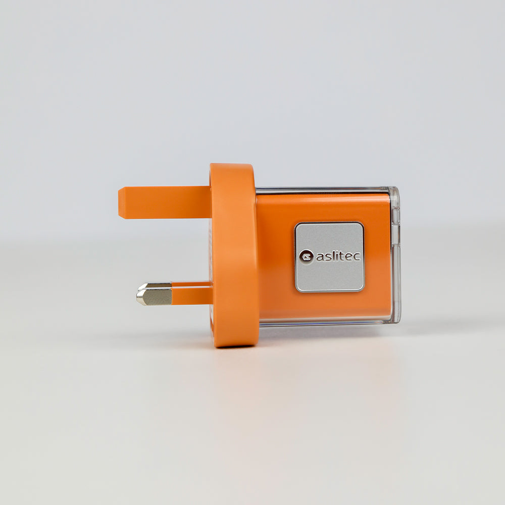 aslitec VoltiqueGaN 35W – Premium GaN Charger, Dual USB-A + USB-C Ports
