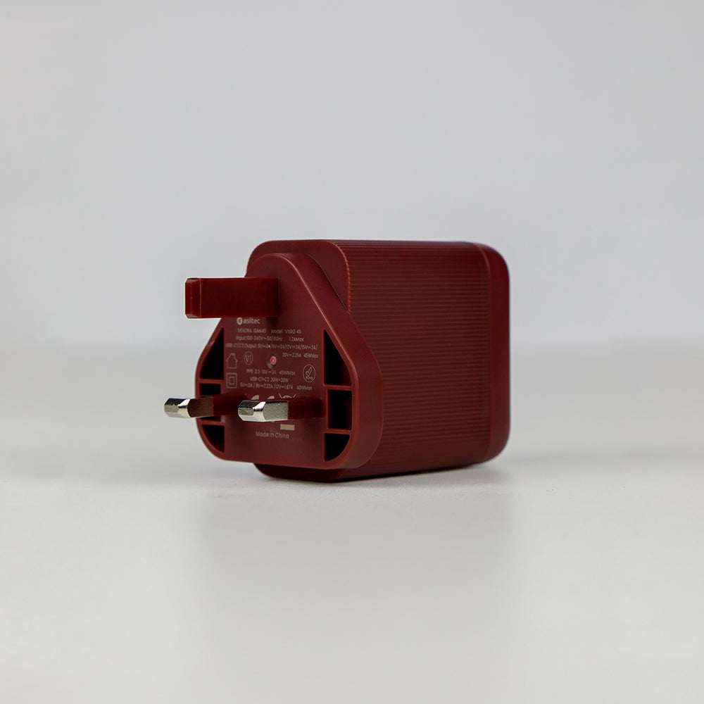 aslitec VexoraGaN 45W – Compact GaN Charger, Dual USB-C Ports