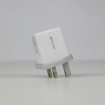 شاحن حائط USB بقوة 20 واط مزدوج المنافذ من ‎90 Percent ‎THUNDERNEO Volt | أبيض