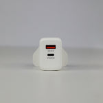 90 Percent THUNDERNEO Volt – 20W Dual-Port USB Wall Charger | White
