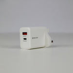 90 Percent THUNDERNEO Volt – 20W Dual-Port USB Wall Charger | White