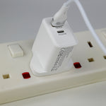 90 Percent THUNDERNEO Volt – 20W Dual-Port USB Wall Charger | White