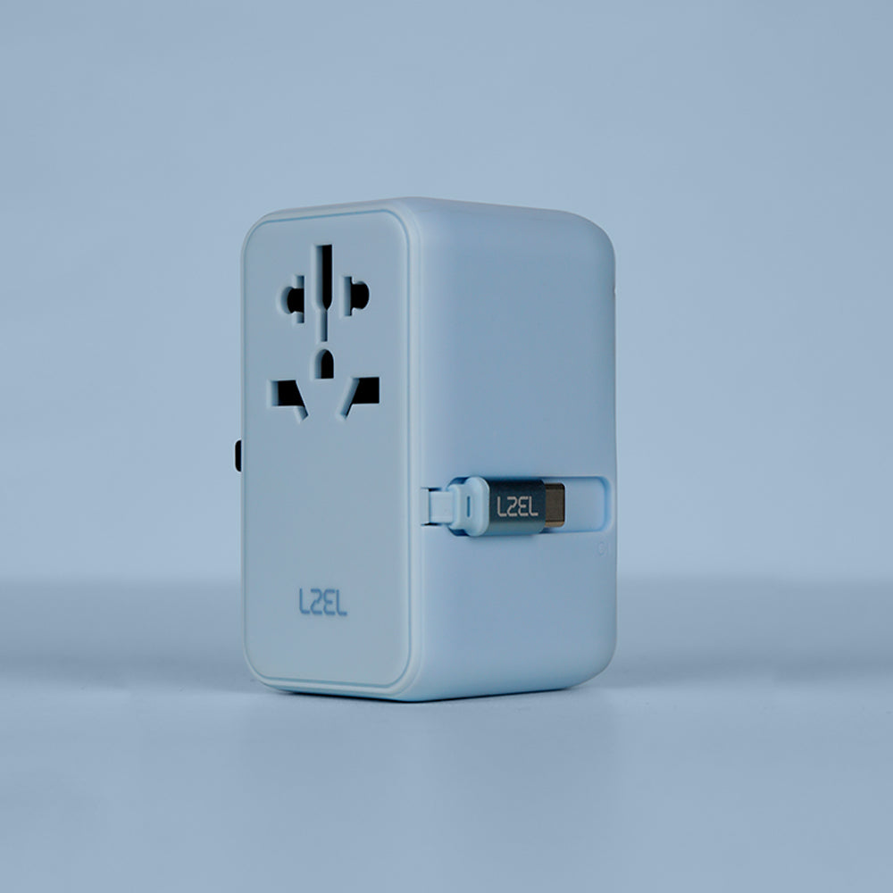 LZEL Voyage Elite Travel 45W GaN USB-C Fast Charging Adapter With Type-C Cable