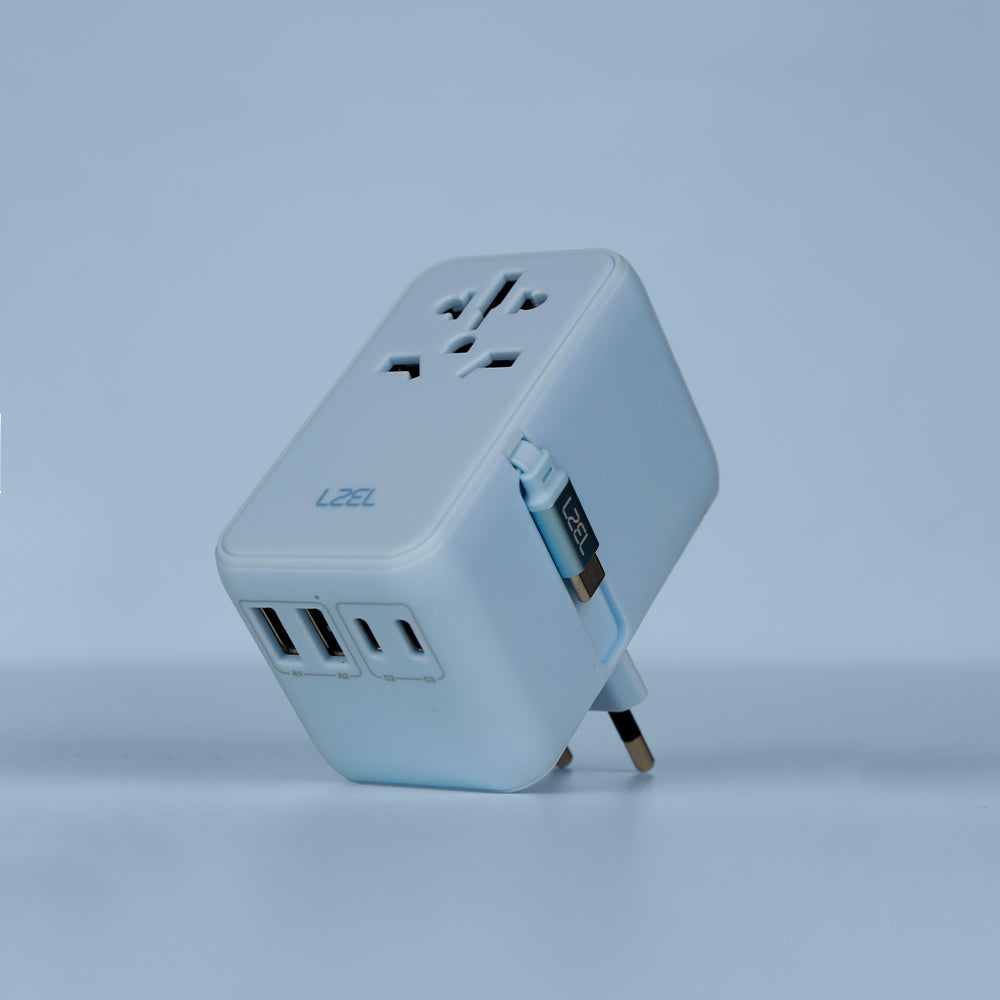 LZEL Voyage Elite Travel 45W GaN USB-C Fast Charging Adapter With Type-C Cable