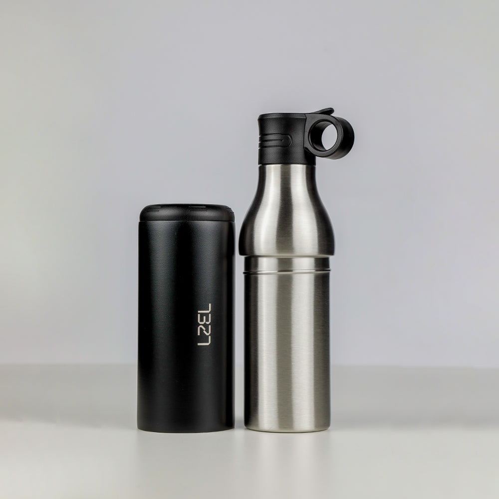 LZEL Natura Elva Vacuum Bottle Dual 400 mL + 400 mL