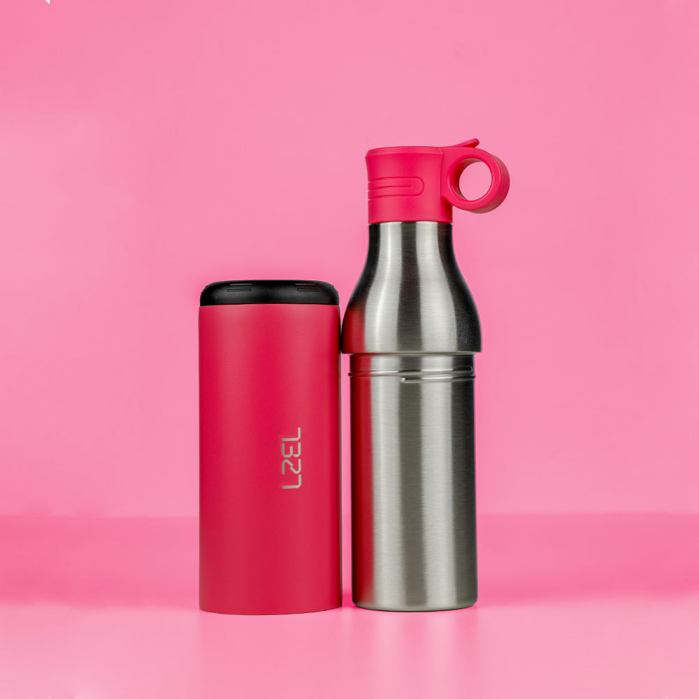 LZEL Natura Elva Vacuum Bottle Dual 400 mL + 400 mL